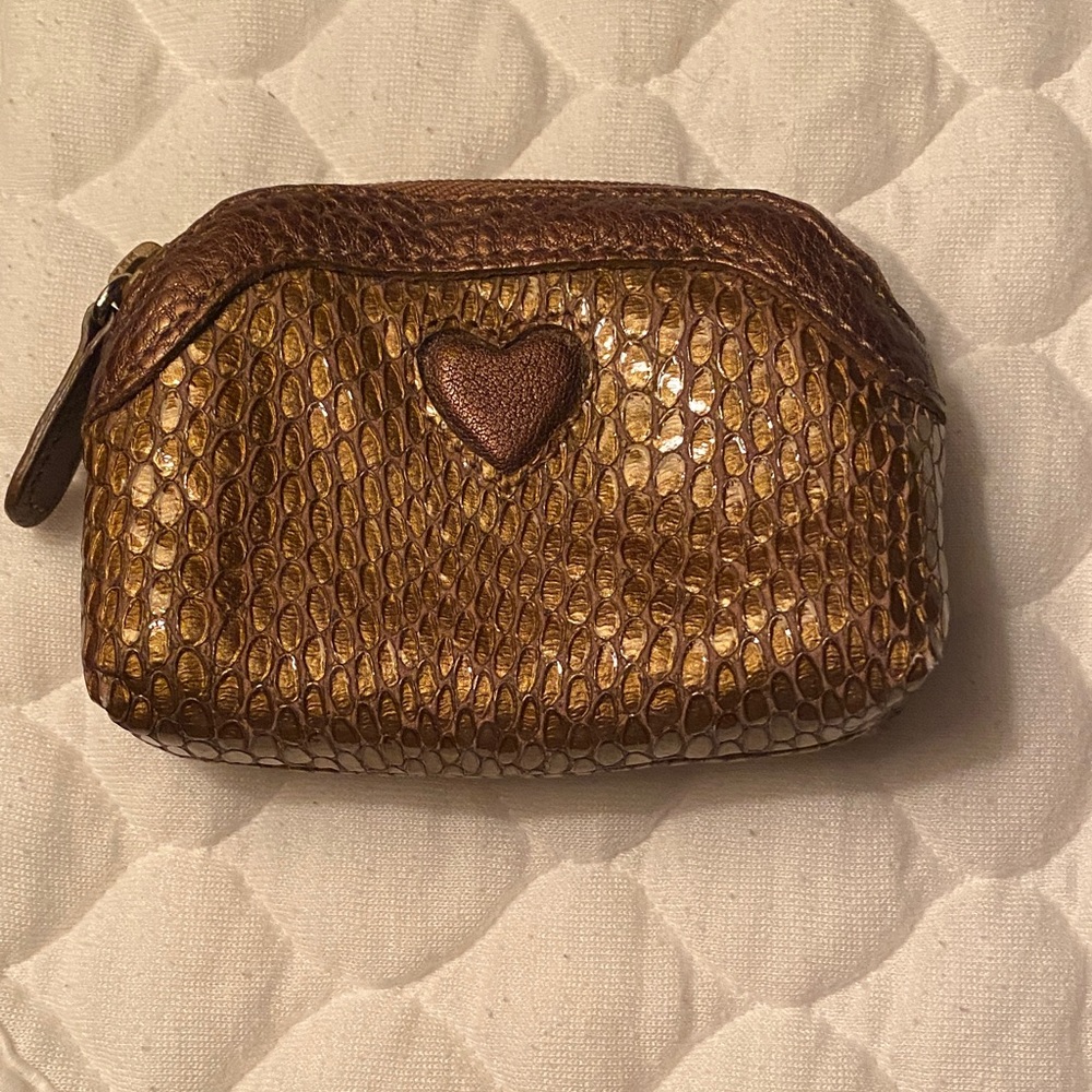 Elegant Gold and Brown Women's Bag
